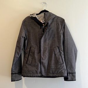 Burton women’s, dry ride snowboard jacket charcoal, black size small